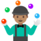 Person Juggling - Medium emoji on Google